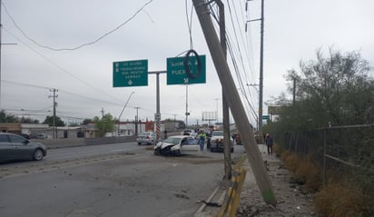 Policiaca : El exceso de velocidad fue el principal factor del accidente.