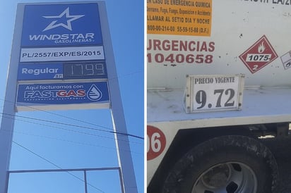 Gasolinas y gas butano