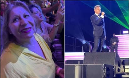 Luis Miguel: La fan y su hijo disfrutaron el show en segunda fila y compartieron el momento en TikTok.