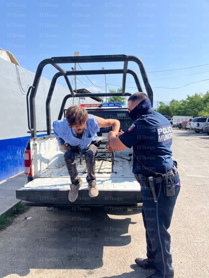 policiaca: El acusado quedó a disposición del juez calificador en turno.