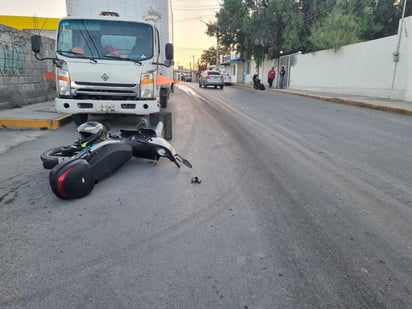 policiaca: El afectado fue llevado a la sala de urgencias de la clínica 7.