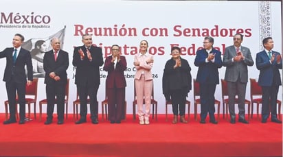 Sheinbaum: La presidenta exhorta a los congresistas a regresar siempre a territorio y recordar que son parte de una revolución pacífica.