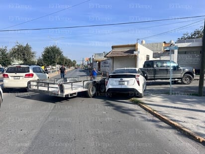 Accidente vial: Los daños fueron valuados en miles de pesos.