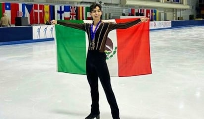 deportes: El mexicano Donovan Carrillo se colgó la medalla de plata en el NRW Trophy de Patinaje Artístico sobre Hielo