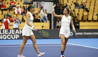 deportes: Renata Zarazúa y Giuliana Olmos no pudieron ante la pareja de Dinamarca y no lograron clasificatorios de la Billie Jean King Cup