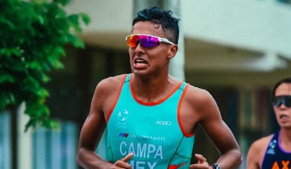 deportes: Dylan Campa puso en alto el triatlón mexicano a conseguir la medalla de oro en la Copa de las Américas, misma que se lleva a cab