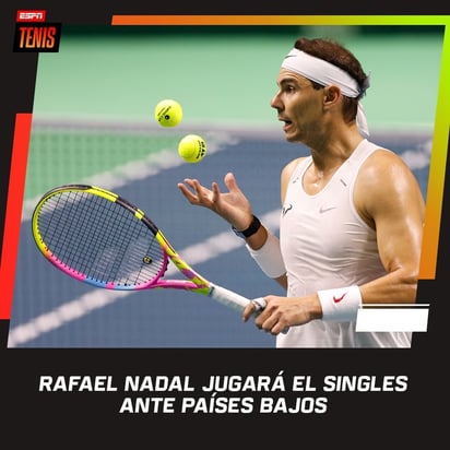 deportes: aparerparan el último juego de Rafs Nadal