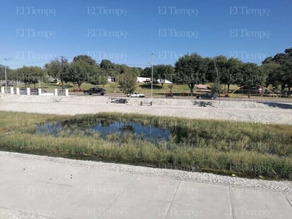 río monclova veneros: Desde hace un mes que se ha visto acumulación de agua en el río y se debe al brote de \'ojitos\' de agua.