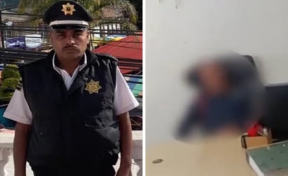 policía: Tras leerle sus derechos y mientras se preparaban para desarmarlo, el jefe policial sacó su arma y se disparó. 