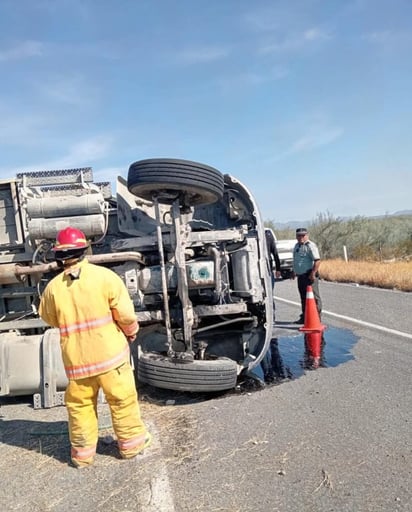 policiaca: Afortunadamente el conductor resultó solo con golpes superficiales.