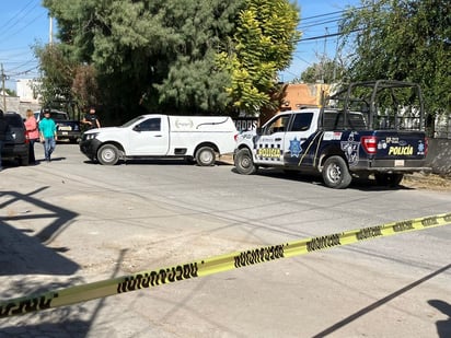 Policiaca : La zona fue acordonada por la Policía Municipal.