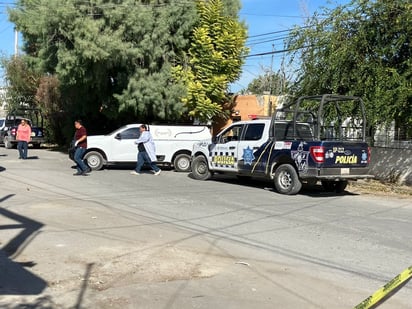 Policiaca : La zona fue acordonada por la Policía Municipal.