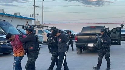 Policiaca : Los acusados fueron internados al penal de Piedras Negras.