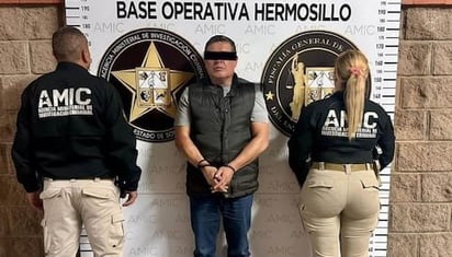 Detención : El sujeto fue trasladado vía aérea a Hermosillo para ser internado en el Centro de Reinserción Social. 