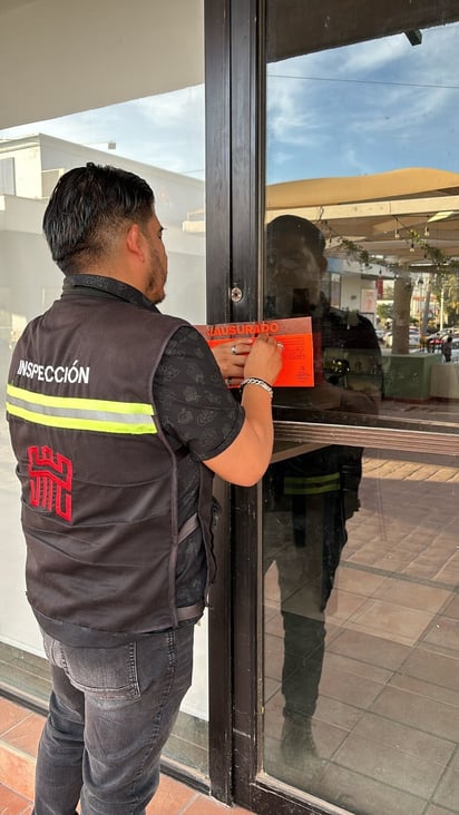 clausura : Personal de la Dirección de Inspección y Verificación Municipal llevó a cabo las clausuras.