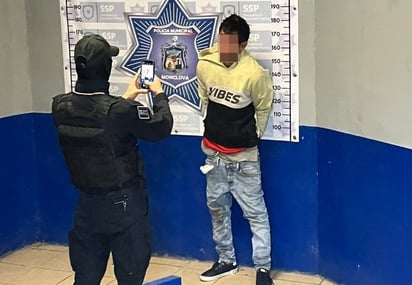 policiaca: El acusado quedó a disposición del juez calificador en turno.