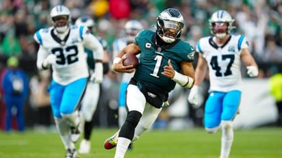 nfl: El corredor de Philadelphia de nueva cuenta comandó la ofensiva de su equipo para imponerse a Carolina