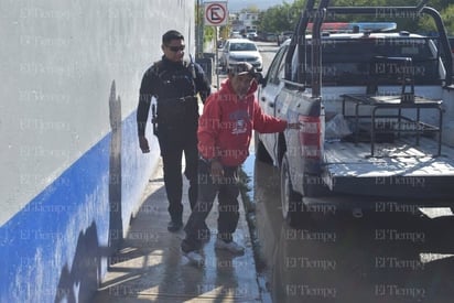 policiaca: El infractor quedó a disposición del juez calificador en turno. 