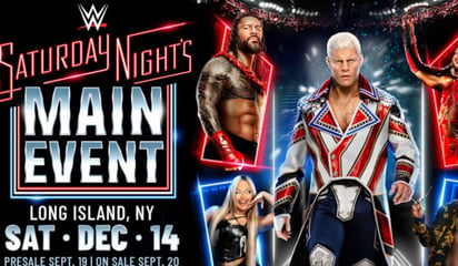 lucha: Te dejamos la cartelera actualizada de WWE Saturday Night Main Event 2024, que regresa luego de 16 años ausente