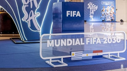 futbol: Cartelería referida a la celebración del Mundial 2030