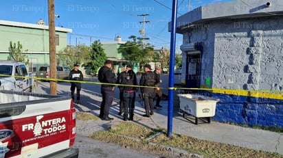 policiaca: Las autoridades municipales acordonaron la zona.