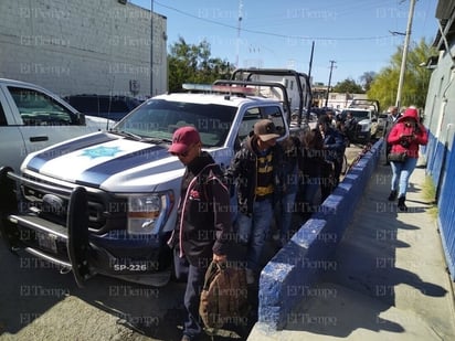 policiaca: Los infractores quedaron a disposición del juez calificador en turno.