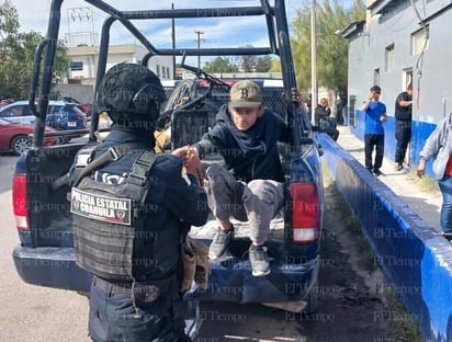 policiaca: El acusado fue llevado a los separos municipales.