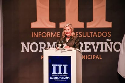 La alcaldesa Norma Treviño presenta su último informe de gobierno