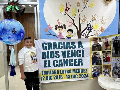 Leucemia : Con sus 10 años de edad ha demostrado su determinación para salir adelante. 