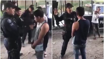 Policías de Celaya que humillaron a jóvenes no pertenecen a la corporación, dice gobierno municipal