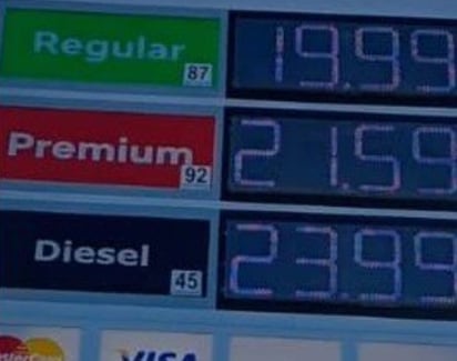 Gasolina: La gasolina Magna pasó de 19.89 a 19.99 pesos por litro en dos días.