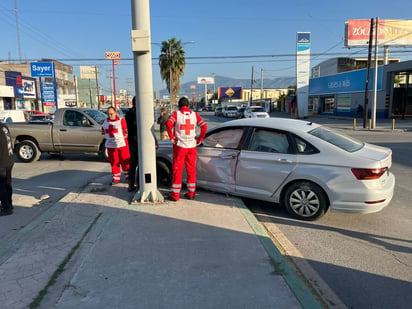 policiaca: Afortunadamente los conductores resultaron solo con molestias físicas.