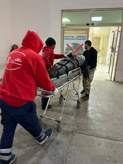 Policiaca : Los oficiales informaron que el lesionado conducía ebrio.