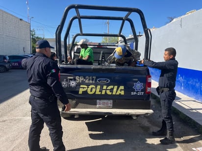 Policiaca : Los infractores quedaron a disposición del juez calificador en turno.