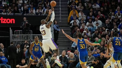 nba: LeBron James y Steph Curry, un duelo de estrellas en la jornada de Navidad de la NBA