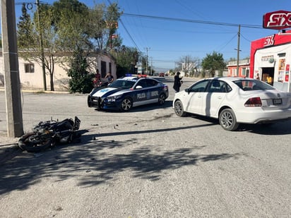 policiaca: Socorristas de Cruz Roja se movilizaron en su ayuda.