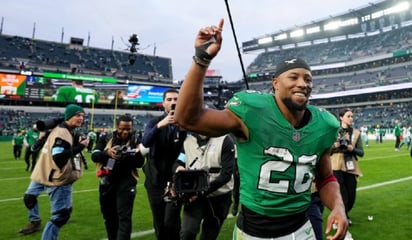 DEPORTES: Saquon Barkley no tendrá su récord de más yardas por tierra en una temporada, el corredor de los Eagles descansará ante los Gian