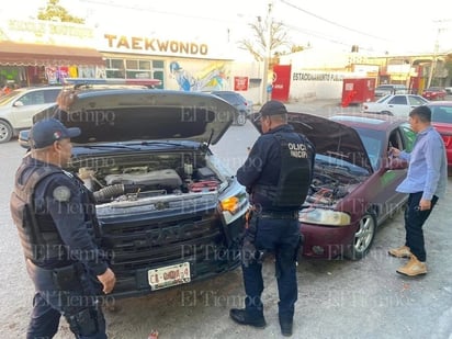 policiaca: Los elementos están realizando trabajos de proximidad social.