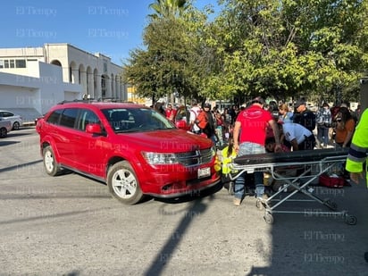 policiaca: La dama presentó una severa lesión en su cabeza.