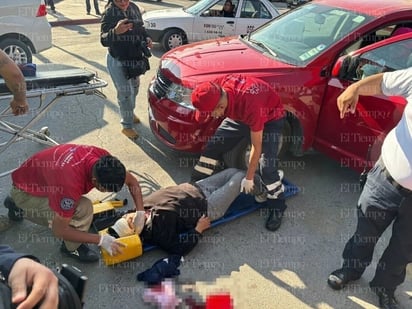 policiaca: La dama presentó una severa lesión en su cabeza.