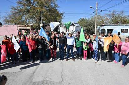 Sara Pérez: Vecinos de la colonia Guadalupe Borja expresaron su agradecimiento. 