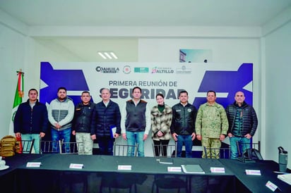 Javier Díaz encabeza reunión de seguridad