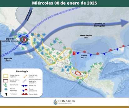 clima: Se exhorta a la población a extremar precauciones. 