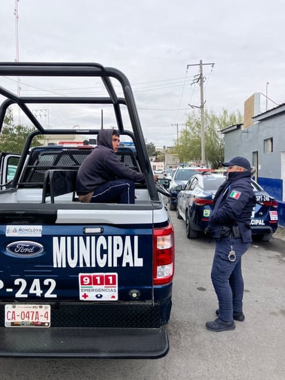 policiaca: El acusado fue remitido a los separos municipales.