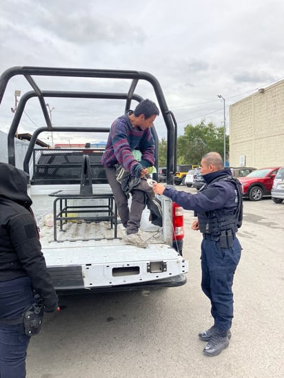 policiaca: El acusado fue remitido a los separos municipales.