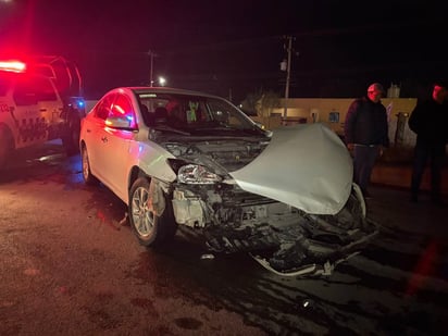 Accidente: Afortunadamente solo se llevó un enrome susto.