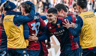 fútbol: Johan Vásquez jugó todo el partido como titular en la victoria del Genoa contra el Parma en la Serie A y siguen lejos del descen