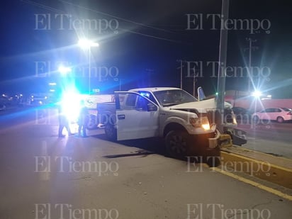 Accidente : Afortunadamente, solo resultó con golpes leves.