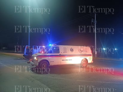 Accidente : Afortunadamente, solo resultó con golpes leves.