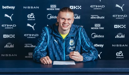 futbol: Erling Haaland, delantero noruego, permanecerá con el club inglés por lo menos hasta 2029, cuando se cumple una cláusula de pode